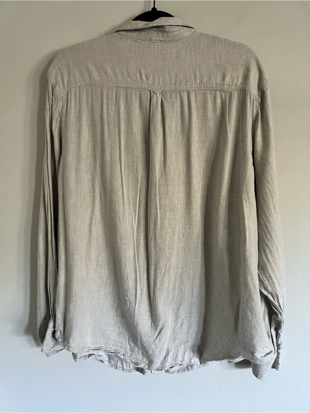Aerie Cotton Blend Button Up Shirt Sz X-Large - Picture 5 of 9
